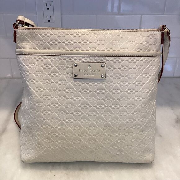 Kate Spade Penn Place Keisha Embossed Leather Crossbody Bag - Picture 2 of 15